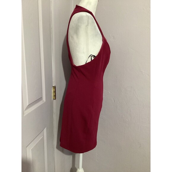 Lulu’s Shaken Not Stirred Magenta Sleeveless Bodycon Mini Dress S - Picture 4 of 9